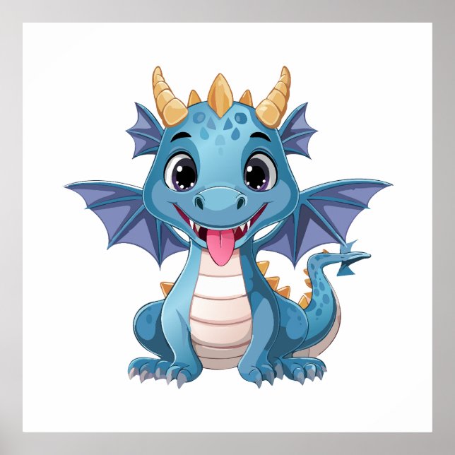 Poster blue dragon (Frente)