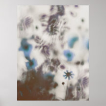 Blue Dreamy Soft Wildflower