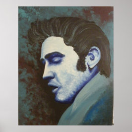 Poster Blue Elvis
