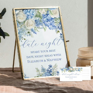 Poster Blue Hydrangea Date Jar Ideas