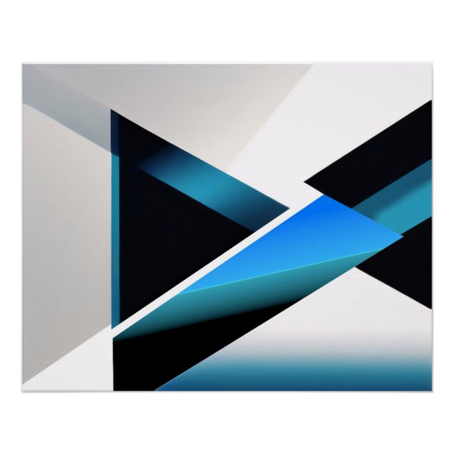 Pôster Blue Intersection (Frente)