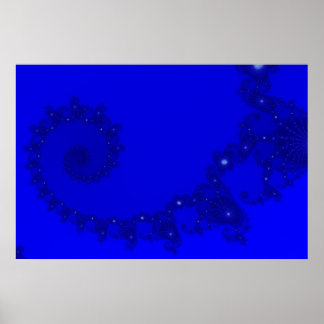 Pôster Blue Julia Spiral