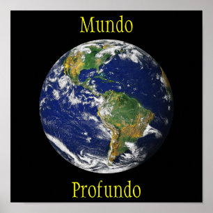 Pôster Blue Marble_Mundo Proprofundo