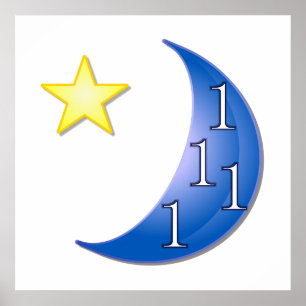 Pôster Blue Moon Personalizável
