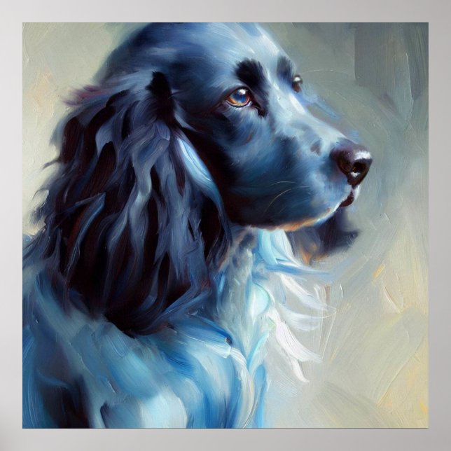 Poster Blue Picardy Spaniel Dog (Frente)
