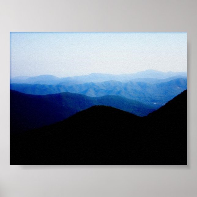 Poster Blue Ridge Mountains (Frente)