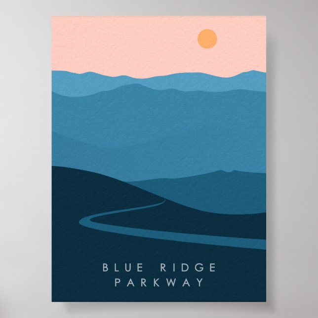 Poster Blue Ridge Parkway (Frente)
