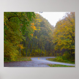 Poster Blue Ridge Parkway em outono, Virginia