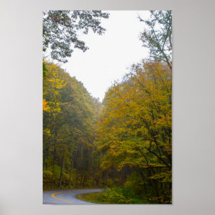 Pôster Blue Ridge Parkway em outono, Virginia