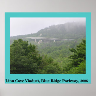 Pôster Blue Ridge Parkway Linn Cove Viaduct