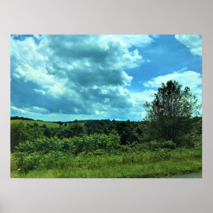 Poster Blue Ridge Parkway perto de Floyd, Virginia