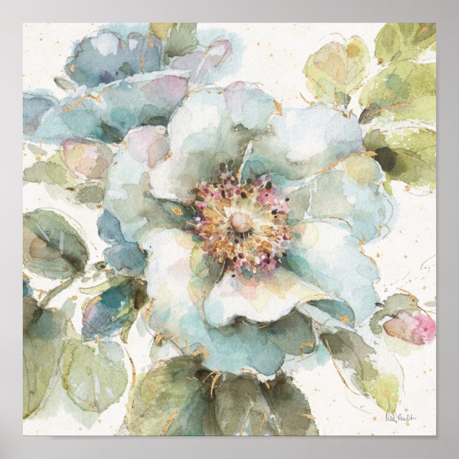 Pôster Blue Rose (Frente)