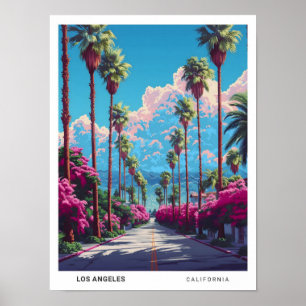 Poster Blue Sky (Viagens vintage dos EUA)
