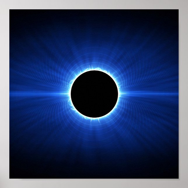 Pôster Blue Star Eclipse (Frente)