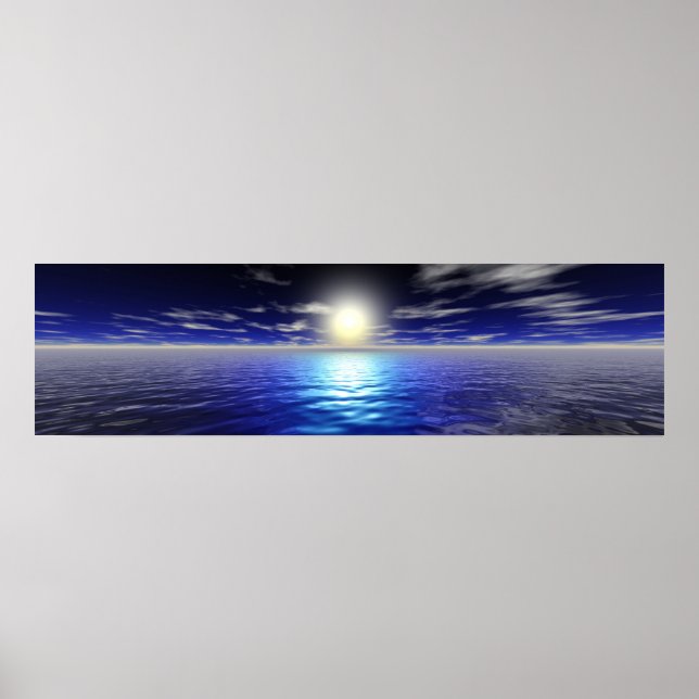 Pôster Blue Sunrise (Frente)