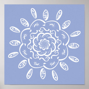 Pôster Blueberry Mandala