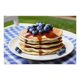 Pôster Blueberry Pancakes