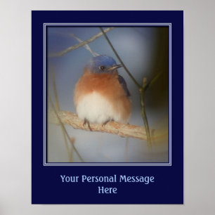 Pôster Bluebird Crie a sua própria cotação personaliza