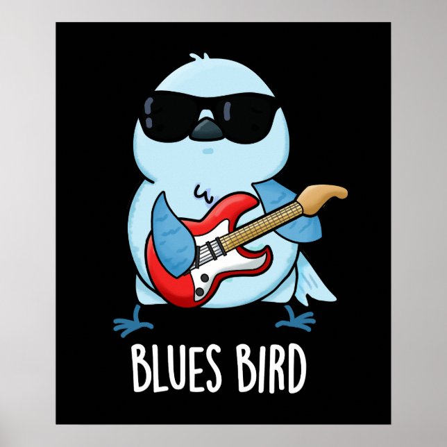 Poster Bluebird Funny Bluebird Dark BG (Frente)