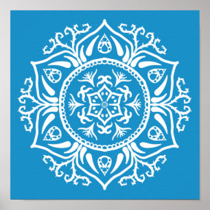 Pôster Bluebird Mandala