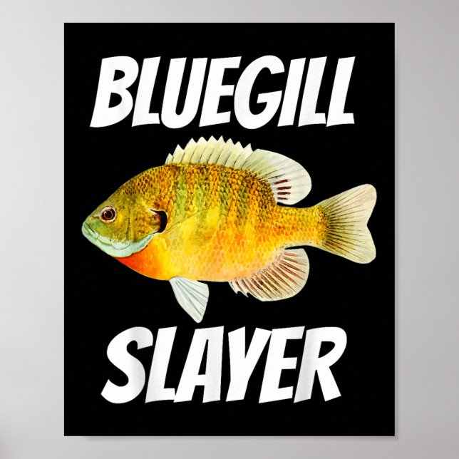 Poster Bluegill Slayer Fishing  (Frente)