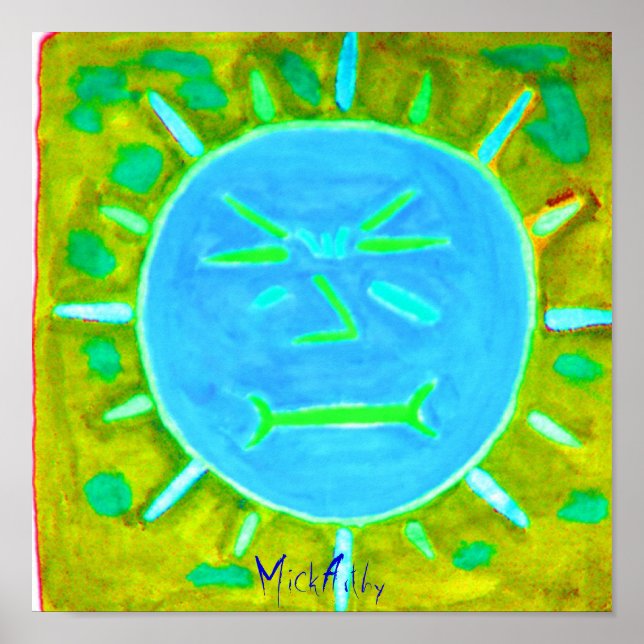 Poster BlueGreenSun (Frente)