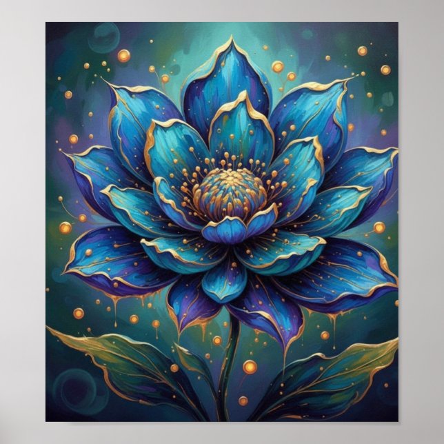 Poster BlueLotusFlower (Frente)