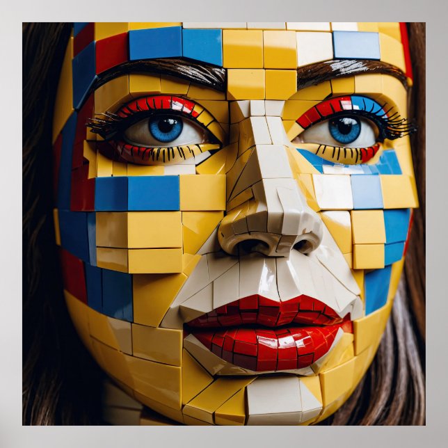 Poster "Blueprint of Humanity" - Um retrato cubano (Frente)