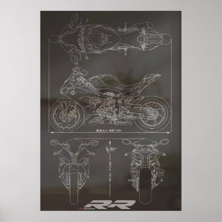 Poster Blueprint S1000RR