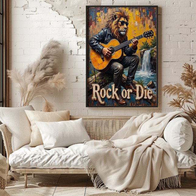 Poster Blues em cascata: Melodia do leão (Criador carregado)