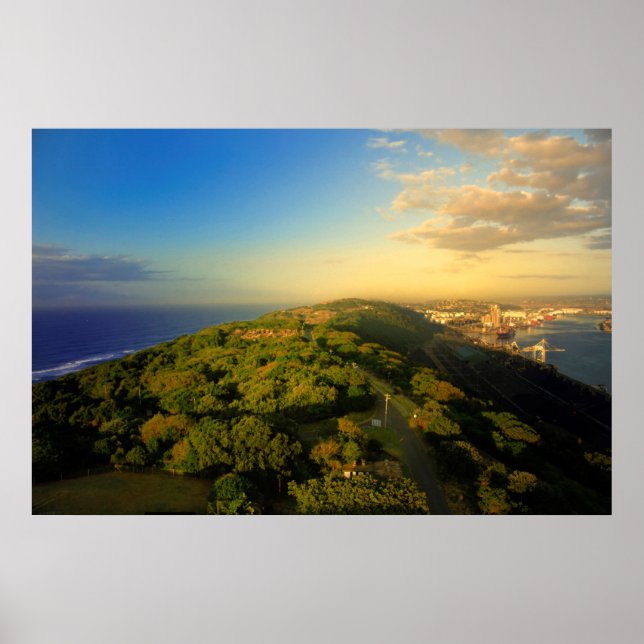 Pôster Bluff de Durban, Durban, Kwazulu-Natal (Frente)