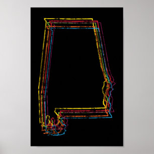Poster blur do orgulho de alabama