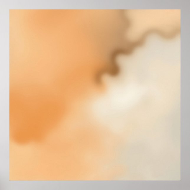 Poster Blurry Art Echoes of Warmth (Frente)
