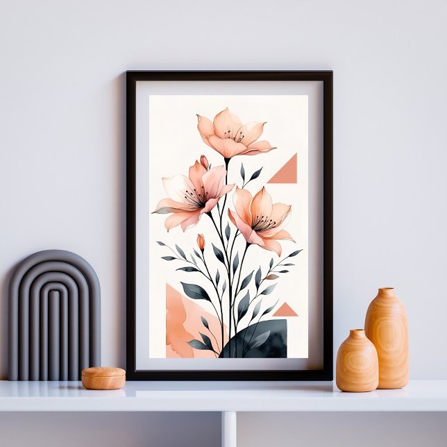 Poster Blush & Ink Botânicos (Criador carregado)