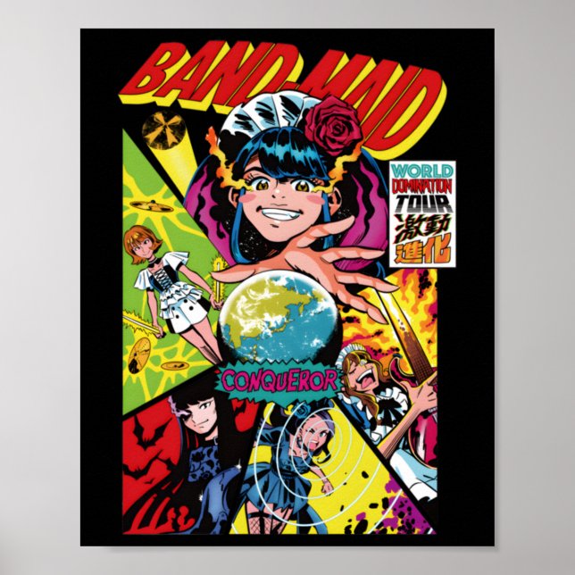 Poster Bm World Domination Tour (Frente)