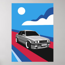 POSTER BMW E30