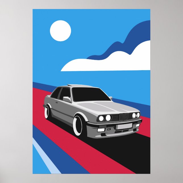 POSTER BMW E30 (Frente)