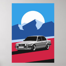 POSTER BMW E30