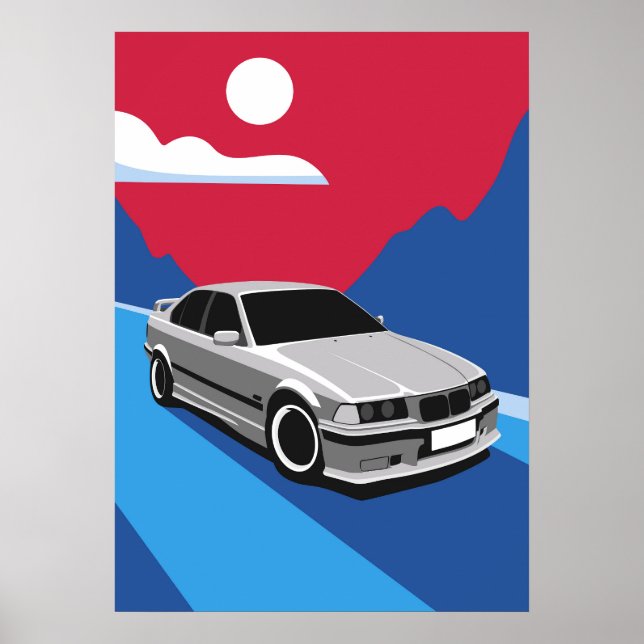 POSTER BMW E36 (Frente)