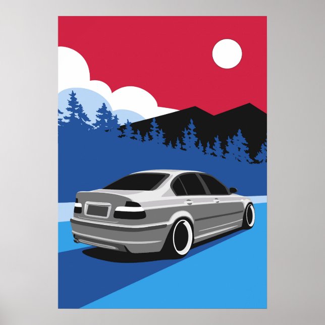 POSTER BMW E46 (Frente)