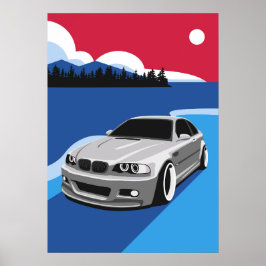 POSTER BMW E46