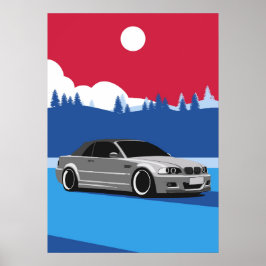 POSTER BMW E46