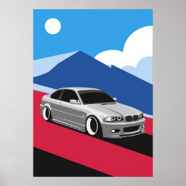 POSTER BMW E46