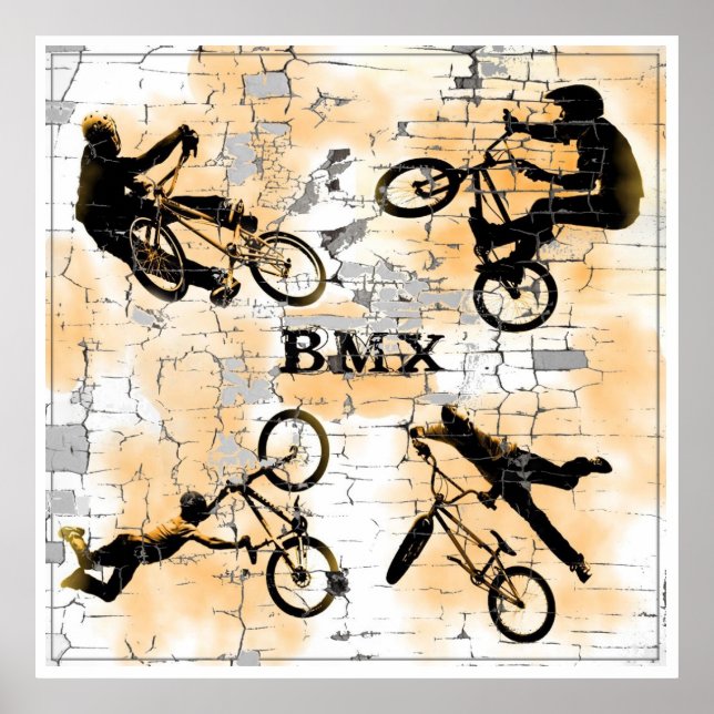 Poster BMX 18, Copyright Karen J Williams (Frente)