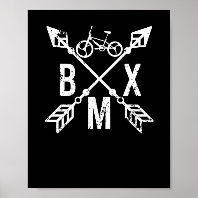 Poster BMX Arrow Bike Estilo livre (Frente)