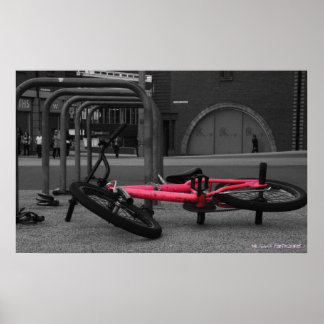 poster bmx b&w