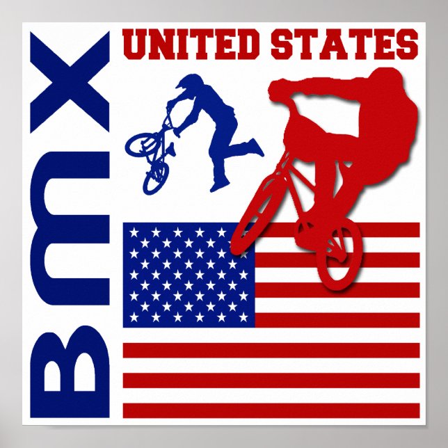 Pôster BMX Estados Unidos (Frente)
