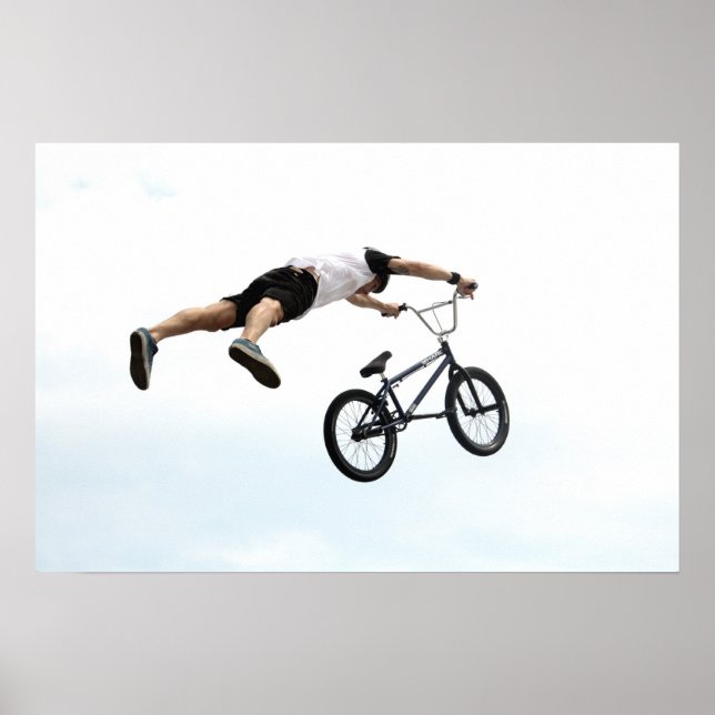 Poster BMX Layed Out, Copyright Karen J Williams (Frente)