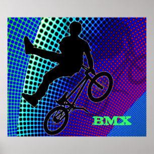 Pôster BMX no famoso do filme do Fractal