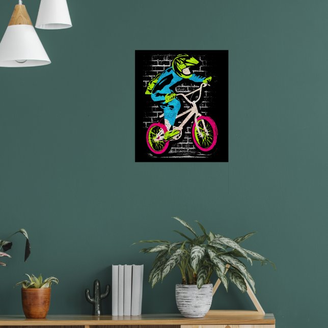 Poster Bmx Personalizado - Grafite Bmx Bike | Zazzle Brasil